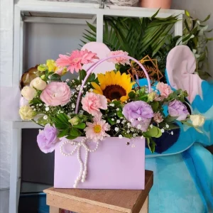 Bolsa encanto floral