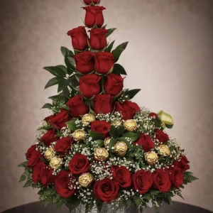 Arreglo pirámide floral