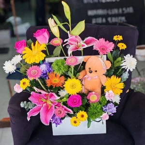 Caja floral ternura